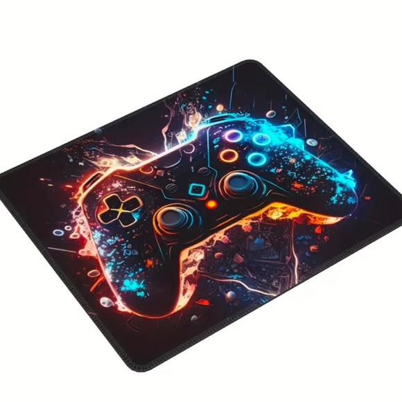 Multicolored Gaming Mouse Pad - Non-Slip, Washable, Stitched Edges - Like New! - Picture 11 of 15